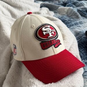 San Francisco 49ers Red and Cream Cap
